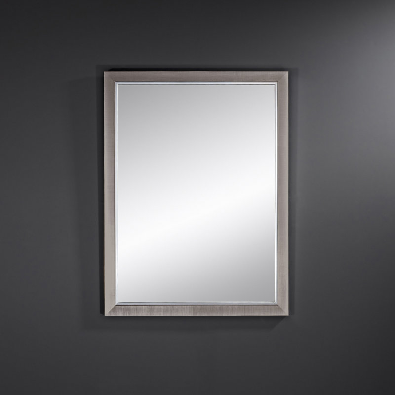 Dehoyos Flat Wall Mirror, Bronze, 77cm H x 58cm W
