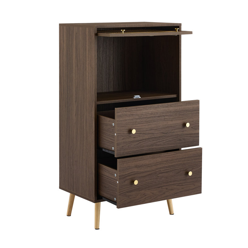 Rattan Sideboard With 2 Drawer And 1 Door