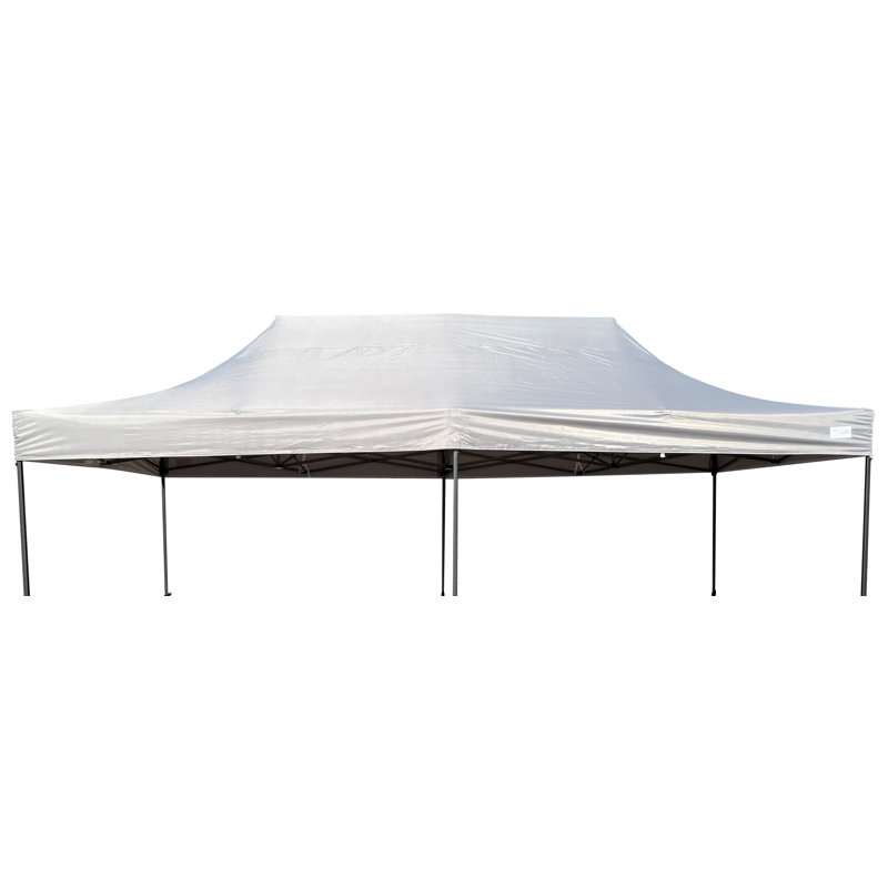 Grasekamp Polyester Replacement Canopy for Gazebo, Grey, 200cm H x 570cm W x 290cm D.