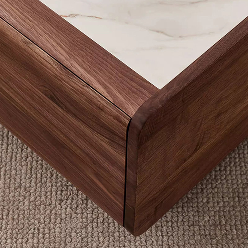 Nouvelle table basse en bois massif de style chinois.