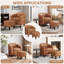 Fauteuil demi-tonneau avec repose-pieds Andina-1133897622