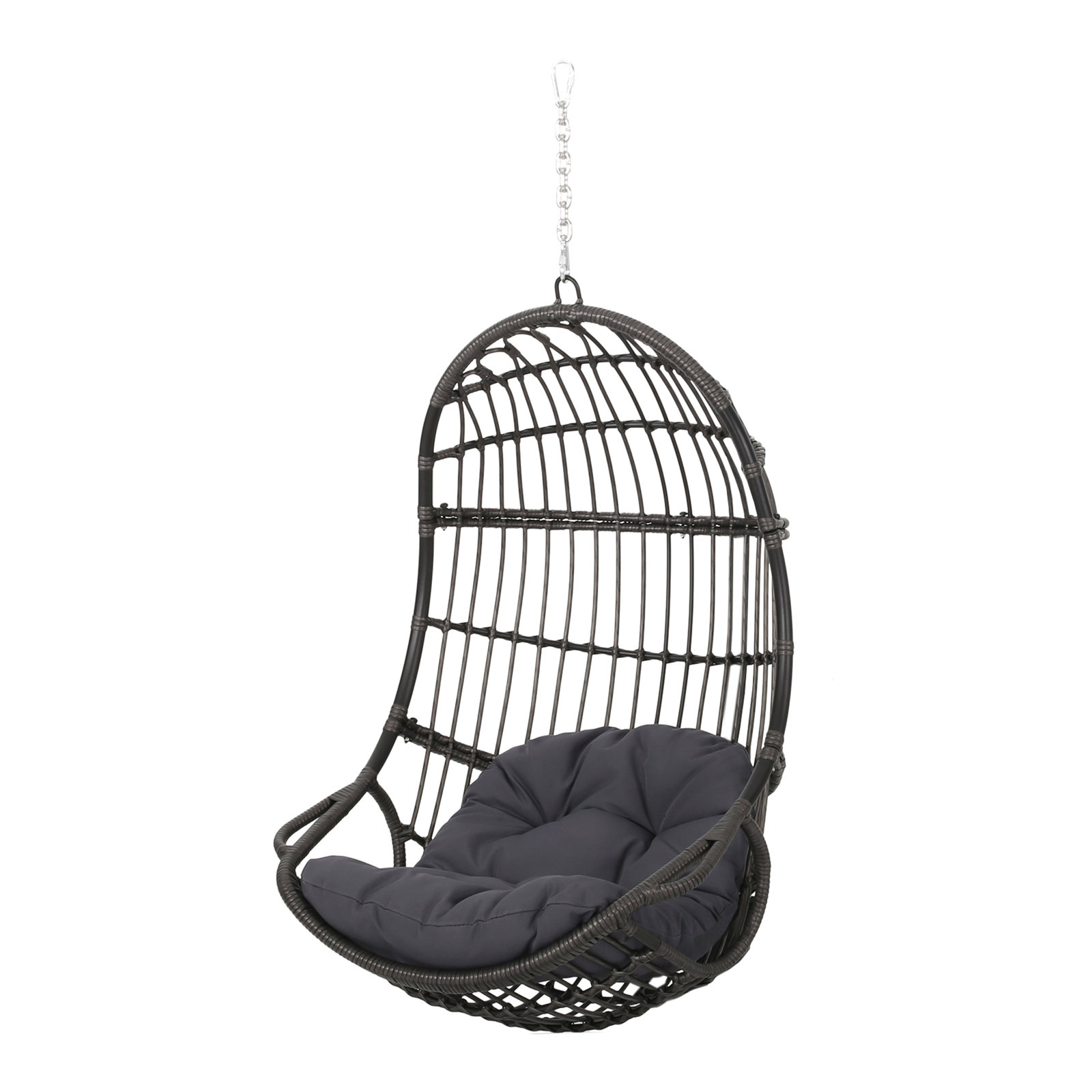 Chiarella Swing Chair, Dark Gray, Dark Gray