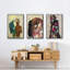 «Woman Strong I», reproduction sur toile 3 pièces-91891166-91891168