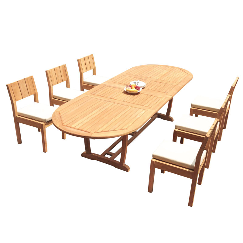Ensemble de salle à manger Jamar, H 30,5 po x l 40 po x L 118 po, 6