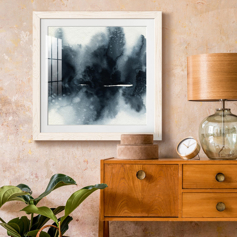 «Winter mois I-Premium», reproduction encadrée prête à être accrochée, Cadre blanc, H 17 po x l 17 po x P 1 po