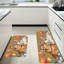 Lapins de Pâques avec tulipes, 2 tapis de cuisine antidérapants