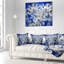 Coussin imprimé floral blanc-29598014-29598018