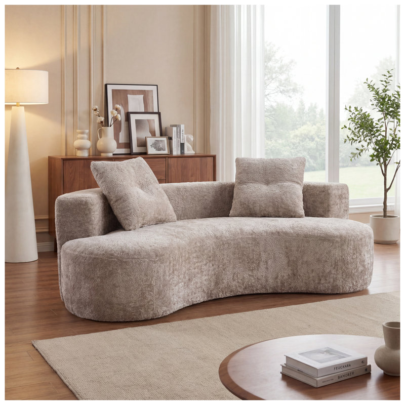 Canapé 79,5 po Boucle, Tanné