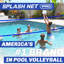 Filet de volleyball de piscine GoSports Splash Net PRO - Comprend 2 ballons d'eau et une pompe-50231273