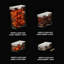 Rangement 48 billes en plastique transparent