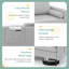 Brelin 3 Seater Cotton Sofa