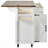 Versatile Farmhouse Kitchen Island With Power Outlet, Storage, And Drop Leaf For Enhanced Functionality And Style-415382783