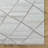 Rectangle Roze Geometric Hand Tufted Polyester Area Rug in Light Gray-1462764832