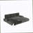 94.5" King Size Pull Out Sofa Bed,3-In-1 Convertible Sleeper Sofa,Multi-Functional Corduroy  Bed,Grey-618539246
