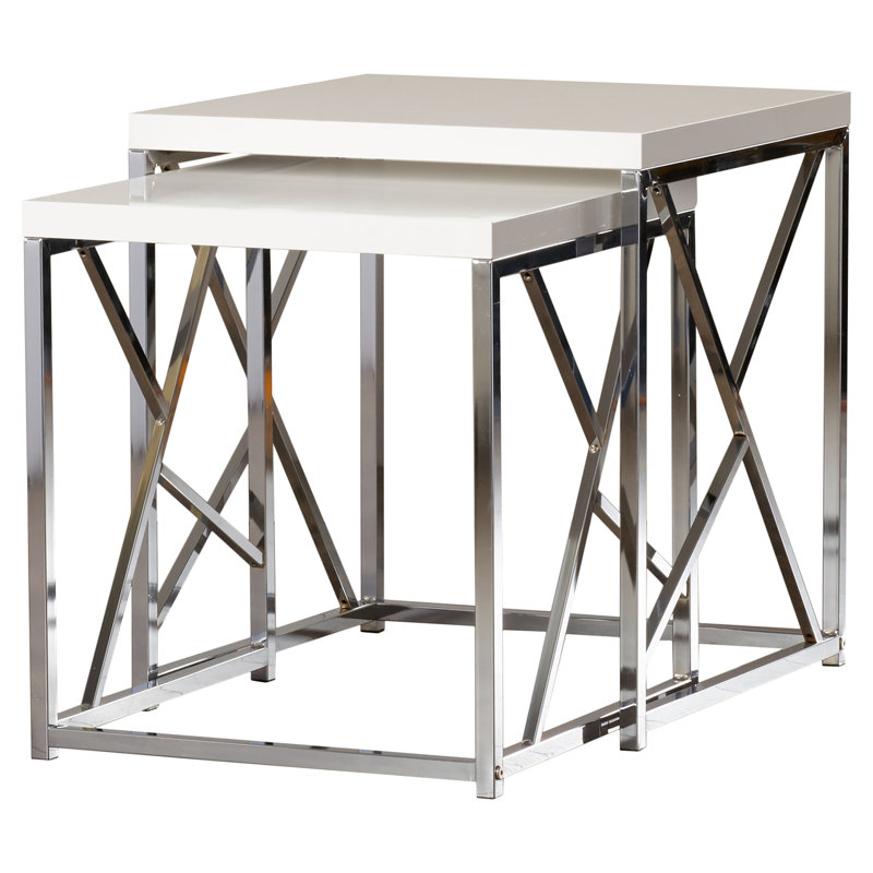 Thurber Nesting Tables, White