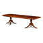 Reeded Oval Solid Wood Dining Table-24854592