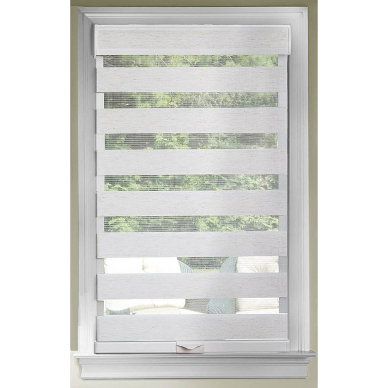 Store à enroulement obscurcissant double couche Lilie, L 39 po x L 72 po, Lin