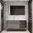 Italian style light luxury simple bathroom cabinet-112216512