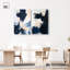 Ensemble de 2 toiles bleues-122196608-122196621
