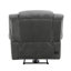 Ensemble de canapés inclinables électriques 3 pièces, canapé et causeuse confortables en peluche, chargement USB, revêtement en bois massif gris anthracite, meubles de salon-673537668-673537669