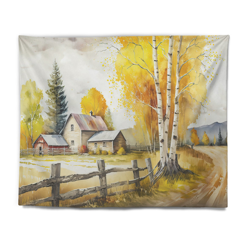 Polyester Tapestry, 32" H x 39" W