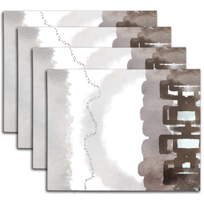 Napperon abstrait en polyester
