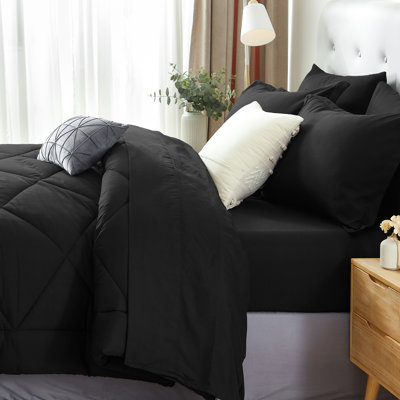 Soft And Durable Comforter Set For All Seasons, Extra Soft Bed In A Bag Set For Student/friends/family, Filled With Cloud-like Fibers , Spring/summer/autumn/winter, Great Gift/home Decor
