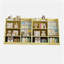 Bibliothèque de jouets jaune en bois-1937389054