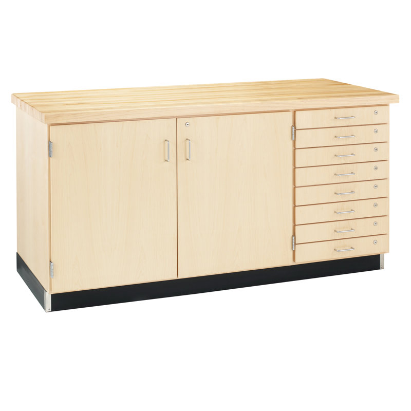 Armoire de classe avec portes, Érable