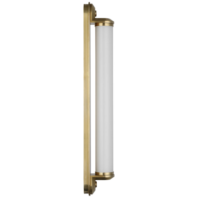 Ralph Lauren Belgrave 32" Linear Bath Light, Natural Brass, 24" H x 3" W x 3.75" D, 1600 W