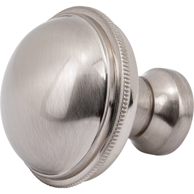 Purity 1 1/8" Diameter Round Knob, Brushed Satin Nickel