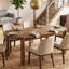 Solid Wood Base Dining Table