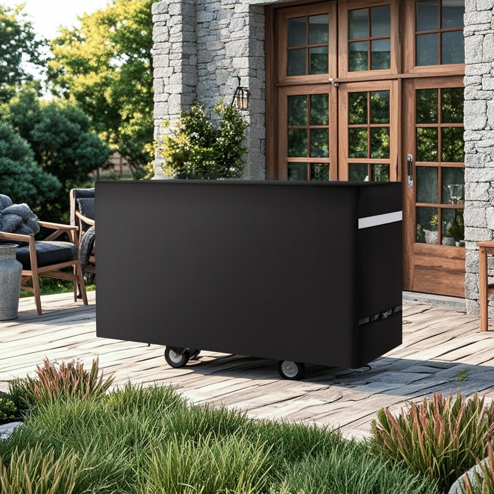 Couvercle de barbecue imperméable à l'eau barbecue, extérieur UV