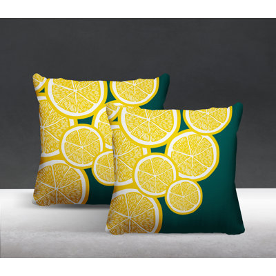 Outdoor Reversible Throw Pillow