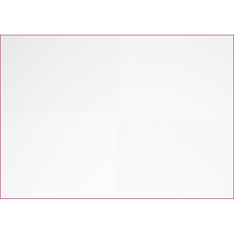 Bureaux, bureau d'ordinateur moderne de L 48 po avec tablettes de rangement, stratifié blanc | Blanc | Panneau de fibres à densité moyenne