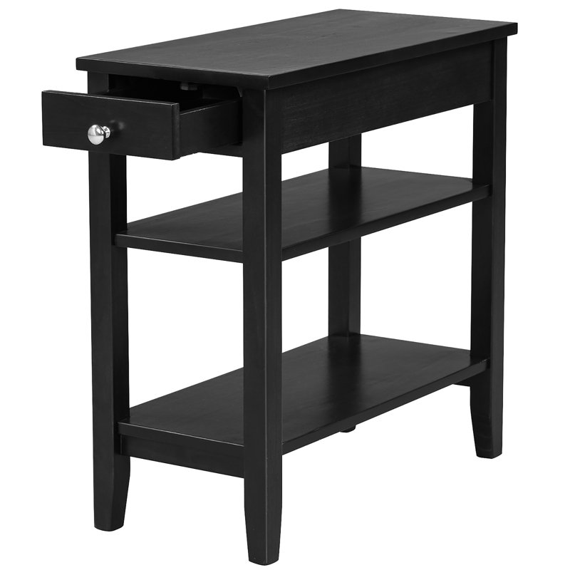 23.5'' W Nightstand, Black