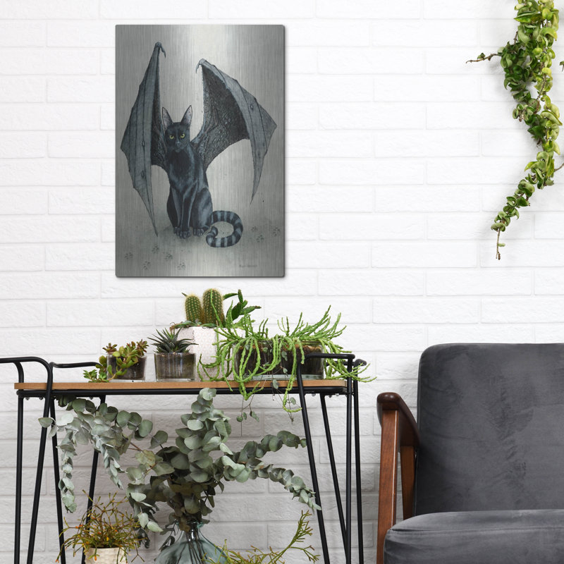 «The City Battycat» par Maggie Vandewalle, H 16 po x l 12 po