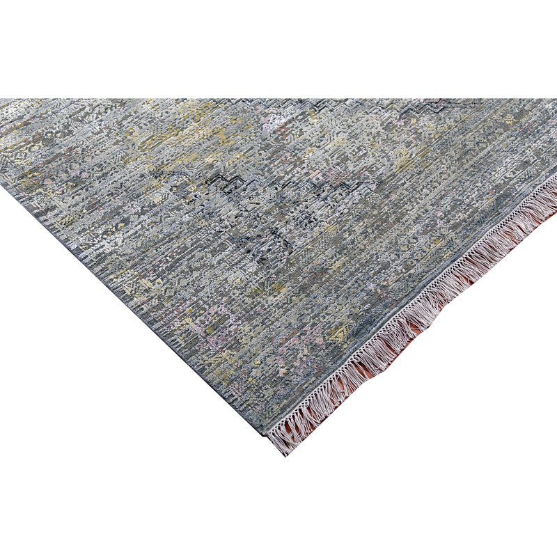 Hand Knotted Southwestern Area Rug, Rectangle 9' x 12'