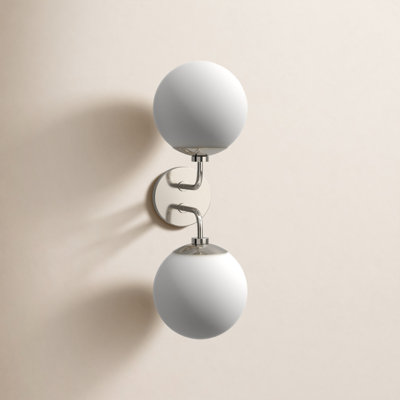 Luna Steel Armed Sconce