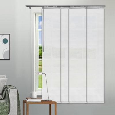 Rail simple extensible à 4 panneaux l 57 po x H 94 po, largeur de panneau 15,75 po