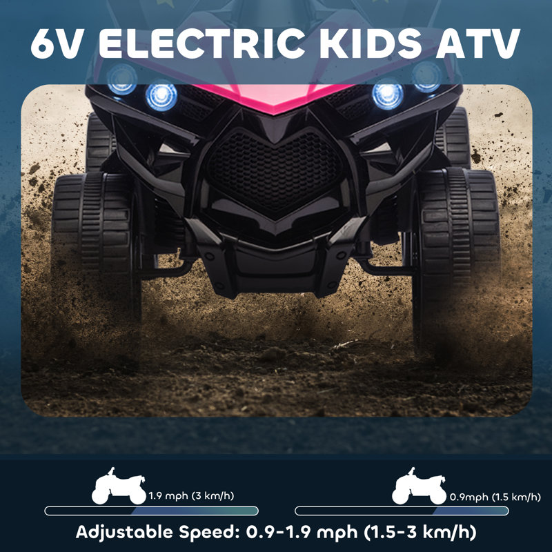 Zoomie Kids Battery Powered Ride On, Pink