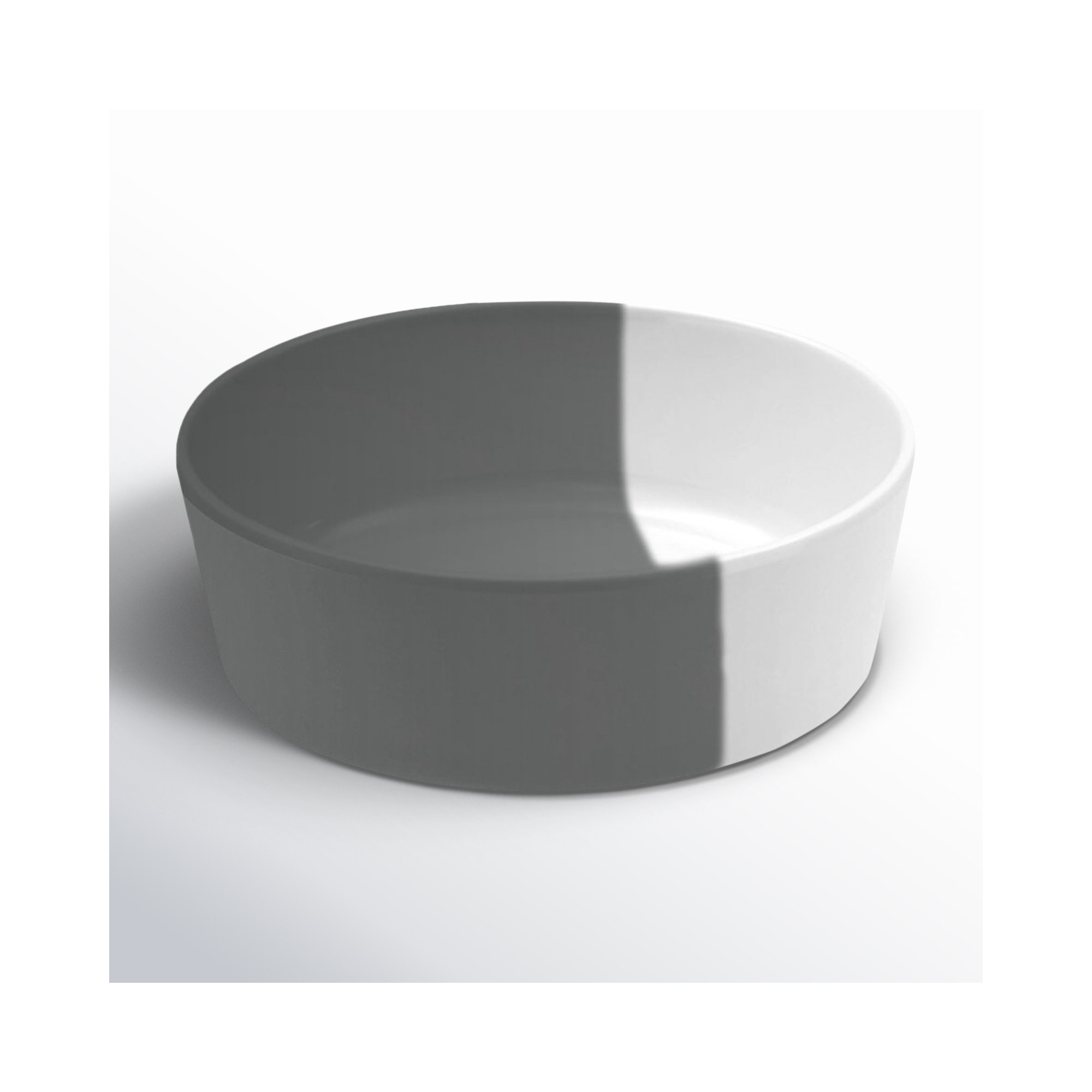 Maxen Pet Bowl, Gray, 1.7, Small (1.5 cups / 12 fluid oz)
