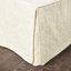 Ensemble de 3 couvre-lits très grand crème. Courtepointe plissée en coin Split. Microfibre. Remplir. . Magnifique literie plissée lavable à la machine. . Envoûtant 2-118742811-118742812