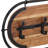  Coat Rack Brown And Black Solid Acacia Wood, Iron Medium Hooks-432419887