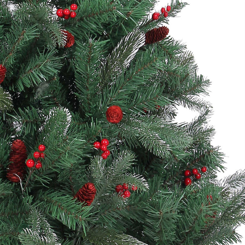 Lighted Artificial Christmas Tree, 6 ft.