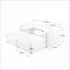 Causeuse 2 places avec repose-pieds de rangement, dossier ergonomique Sofas | Vert sauge | Chenille-523942133
