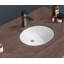 Go Peak Track 13.4'' Ceramic Oval Bathroom Sink with Overflow