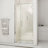 DreamLine Unidoor 42 - 43 inch W x 72 inch H Frameless Hinged Shower Door with Support Arm in Chrome-121903322-122746416