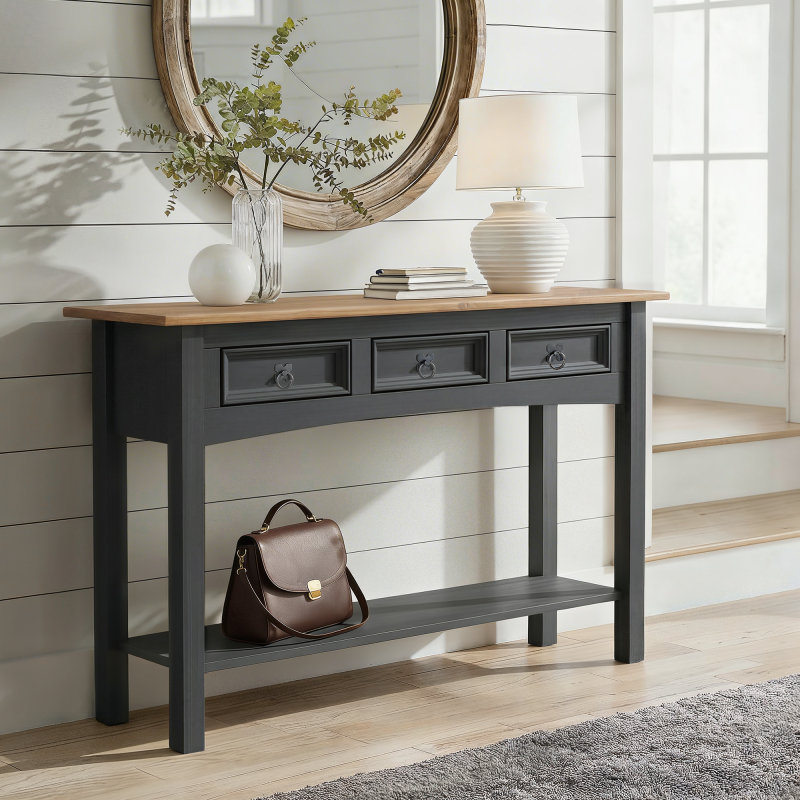 122cm Solid Wood Console Table