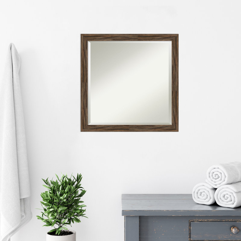 Miroir de salle de bain Dunaghy, 22,62 po x 22,62 po